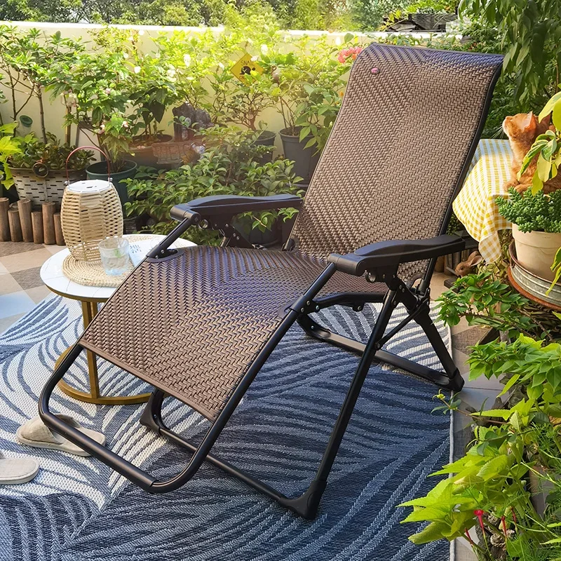 

Neck Protector Recliner Chair Luxury Lazy Handle Design Lounge Outdoor Waterproof Beach Chair Bracket Silla Office Furniture