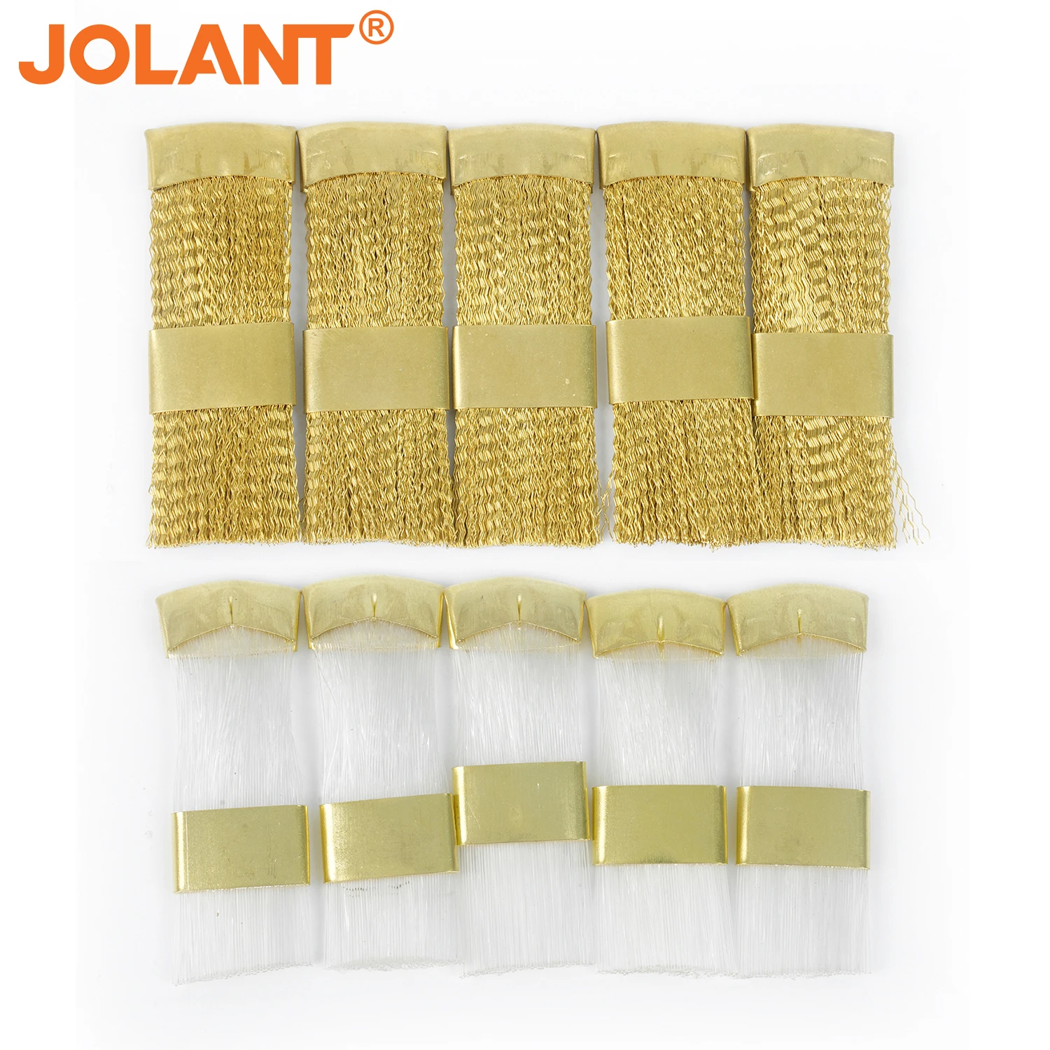 

5pcs/Pack JOLANT Dental Bur Cleaning Brass Wire Brush Cleaning Brush Copper Wire Brushes Dental Burs Files Stand Cleaning Tools