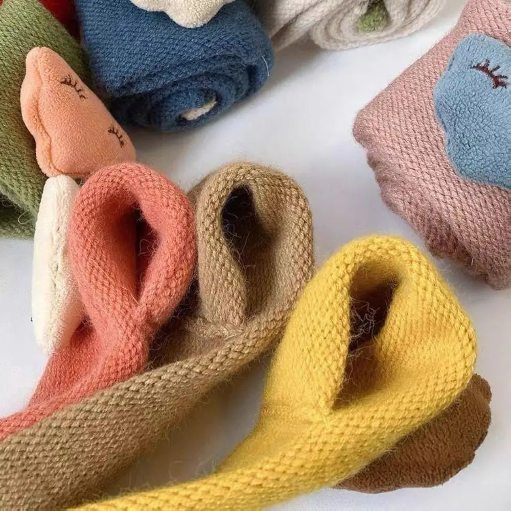 Korean Cute Cartoon Clouds Children's Scarf Winter Baby Neck Guards Scarves Boys Girls Knit Wool Thick Warm Collar Shawl