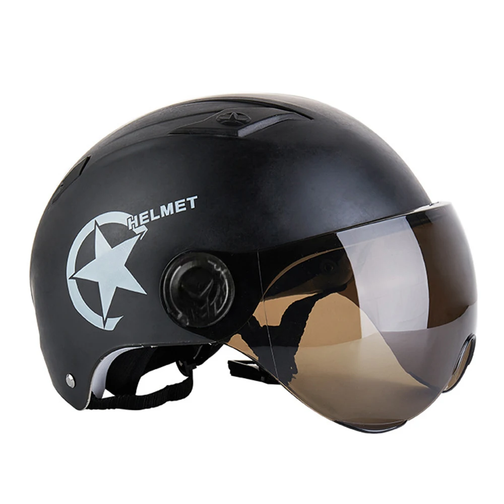 Scooter Elettrico Casco Protezione Solare Casco Moto Casco Motore Modulabile Casco De Seguridad Half Open Face Safety Half Face Do
