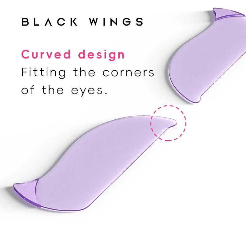 BLACKIWNGS 1PC 실리콘 래쉬 펌 패드 부드럽게 리프팅하는 속눈썹 로드 쉴드 셀프 접착식 속눈썹 컬러 액세서리 메이크업 도구