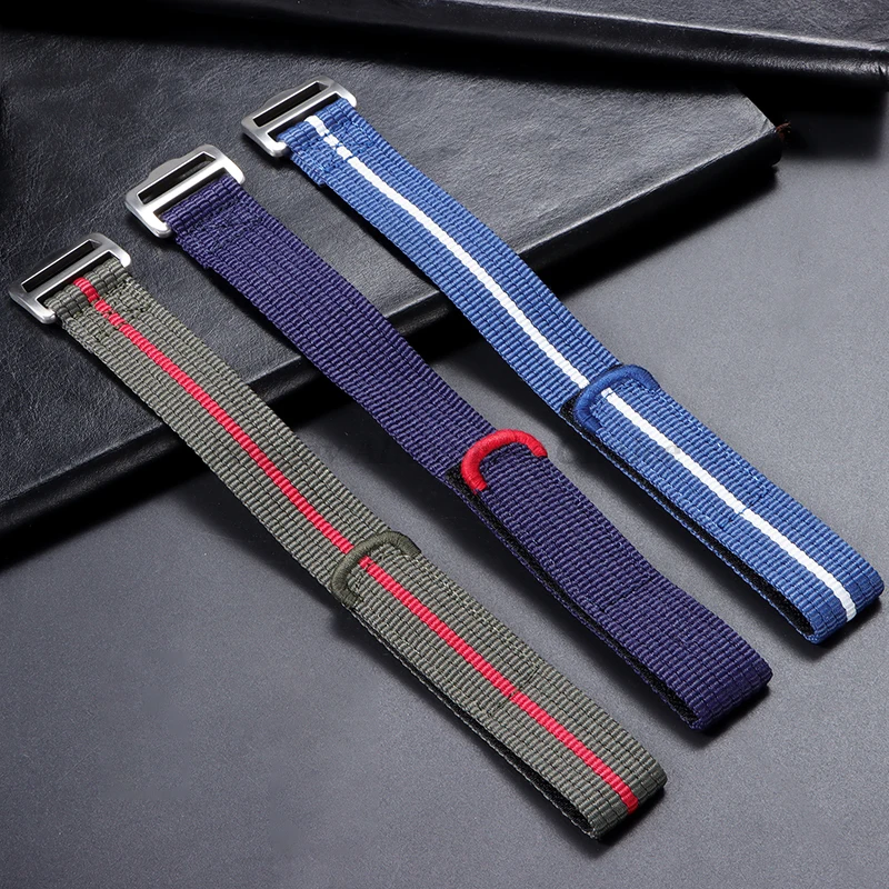 20 mm 22 mm hochwertiges Nylon-Uhrenarmband für TUDOR-Kragen, verstecktes FXD/Biwan/1958-Serie, Canvas-Armband für Herren, Sportarmbänder – Detail 5