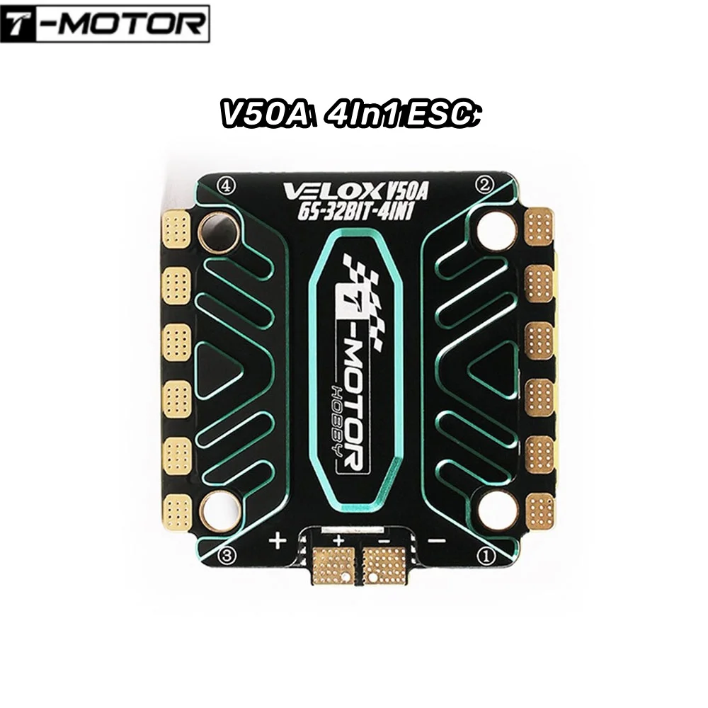 ESC โดรนแข่ง FPV ประสิทธิภาพสูง 50A 32Bit