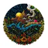 Wooden Animal Puzzles Jigsaw For Adults Kids Mysterious turtle 300 PCS Puzzle Holiday Gift Interactive Games Toy Wood Jigsaw 4
