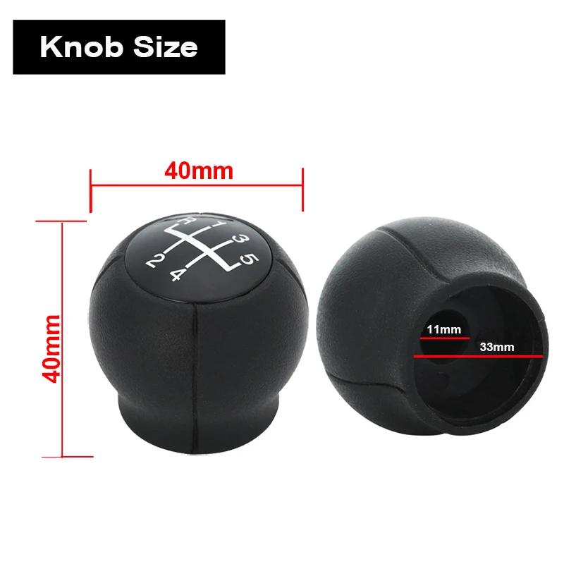 Car MT 5 Speed Gear Shift Knob Gaiter Boot Cover Handbrake Case Fit For OPEL CORSA C (01-06) TIGRA B(04-12) COMBO C(01-11)