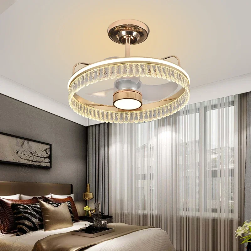 

New Living Room Luxury Black Gold Led Ceiling Lamp Wholesale Cheap Fan Chandelier Nordic Modern Chandelier Ceiling Fan Light