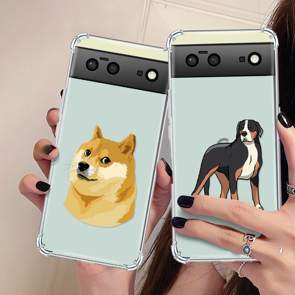 Cute Shiba Inu Phone Case for Google Pixel 7a 7Pro Luxury