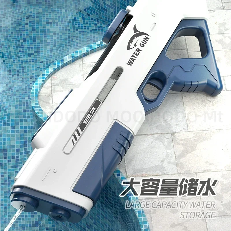 

Big Capacity Electric Water Gun Toys High pressure High-Tech Automatic Water Blaster Soaker Guns Outdoor Pool Toys For Boy Kids