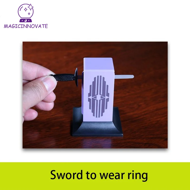 

New Arrival Sword to Wear Ring Close Up Magic Props Children Toys