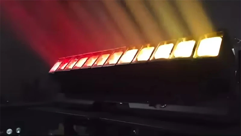 1 piece 12x60w RGBW 4in1 LED Beam Wash Zoom Matrix Stage Moving Head Bar Lights