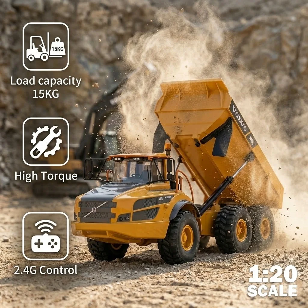 Large RC Truck Plastic Remote Control Car