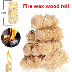 Natural Fire Starters for Fireplace, Campfires, BBQ, and Pit Wood (30Pcs)