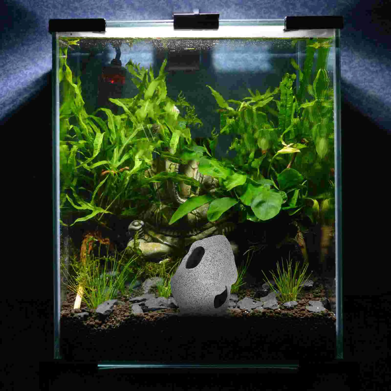 

Shrimp House Goldfish Hideaway Compact Cave Tank Aquarium Hole Delicate Vivid Decor Clay Decorative Hiding Playing