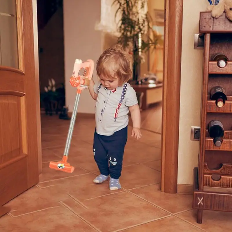 Kids Working Vacuum Toddler Cleaning Toy Vacuum Cleaner Set Simulation Electric Vacuum Cleaner Toy Home Cleaning Toy For Kids 3 3
