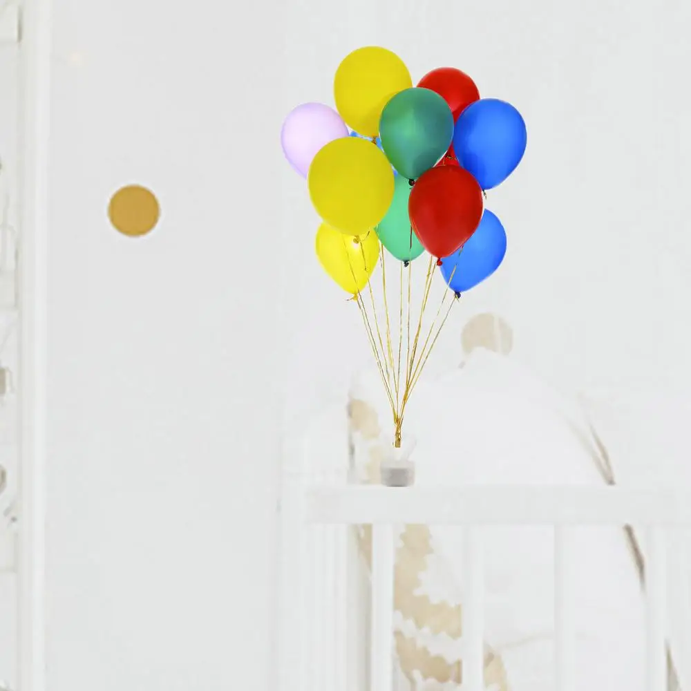 Description Picture 4 of item10pcs Balloon Weights Holder Block Birthday Party Favor Helium Balloon Weight For Birthday Party Decoration Novelty And Gag Gift