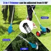 Electric Lawn Mower Cordless Handheld Grass Trimmer Length Adjustable Cutter Household Garden Tools For Makita 18V Battery 3