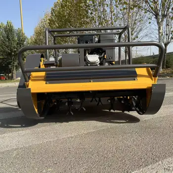 Robot Rasaerba Personalizzato per Ogni Terreno 800mm-1000mm con Telecomando, Motore Diesel, Certificato CE EPA, Rasaerba Agricolo in Gomma