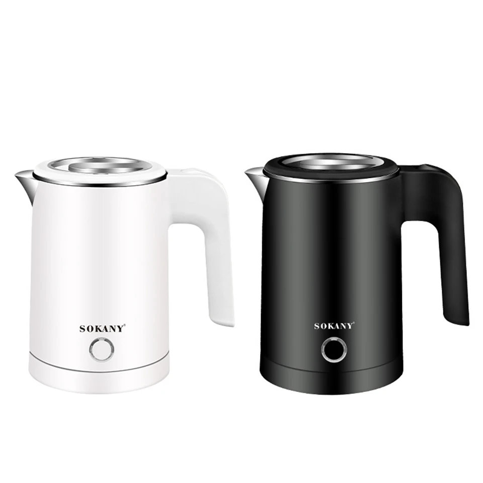 0.5l Small Electric Tea Kettle, Double Wall Hot Water Boiler, Portable  Travel Electric Kettle Fast Boil For Tea And Coffee - Electric Kettles -  AliExpress