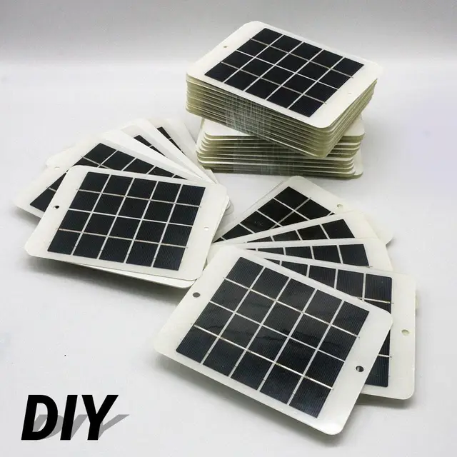10Pcs Mini Solar Panel Solar Cells Photovoltaic Module Sun Power Solar Panel Charger for Toy Study DIY Solar System Camping 6