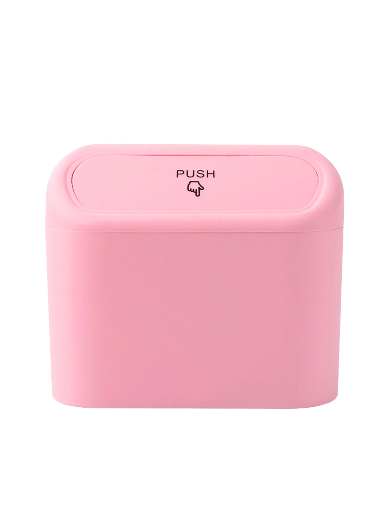 Car Trash Can Car mounted garbage bin with lid hanging storage bin Mini press type side door garbage storage