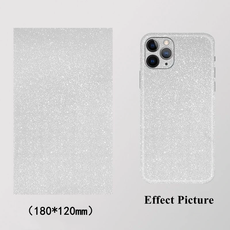 Luxury Glitter Bling Phone Stickers For iPhone Universal Decorative Film For Blade Cutting Machine Film Paster Rear Back Sticker