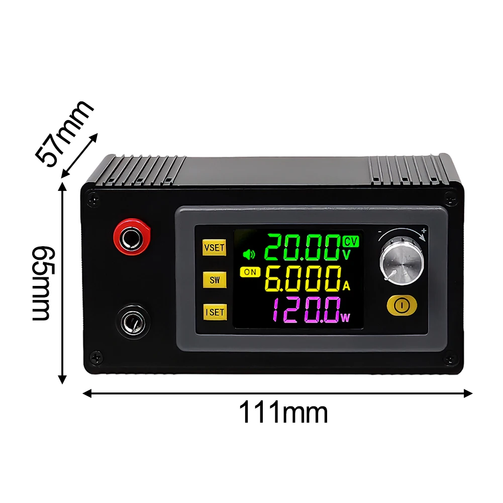 XY-SK120 태양광 전원 공급 모듈 (조정 가능한 매개변수 0-36V 0-6A 120W, LCD 디스플레이 및 온도 모니터링 기능 포함)