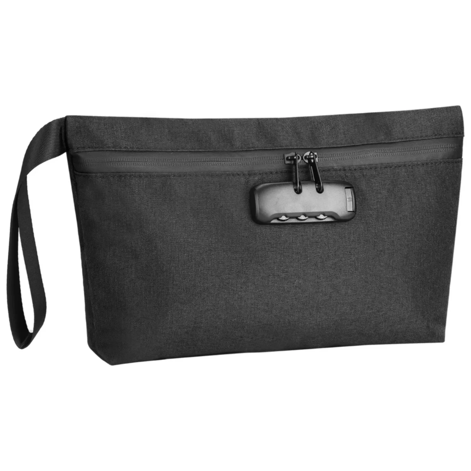 1Pc Smellproof With Combination Lock Waterproof Accessories Carrying Portable Travel Pouch Large Organizer Case
