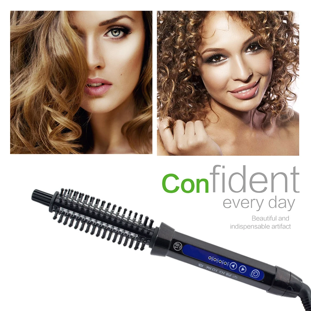 Hair Curling Wand Curler Iron Ceramic Anion Hot Air Brush Styler