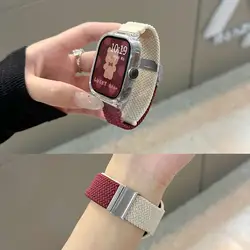 Enhanced Nylon Bracelet Strap and Protective Cover for Smartwatchシリーズ (14StarwineR)