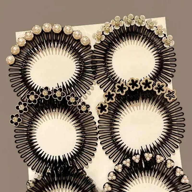 Korean Round Hair Organizer Girls Women Hair Comb HairClips Children Updo Headwear Girls Kids Women Accessories hair accessories