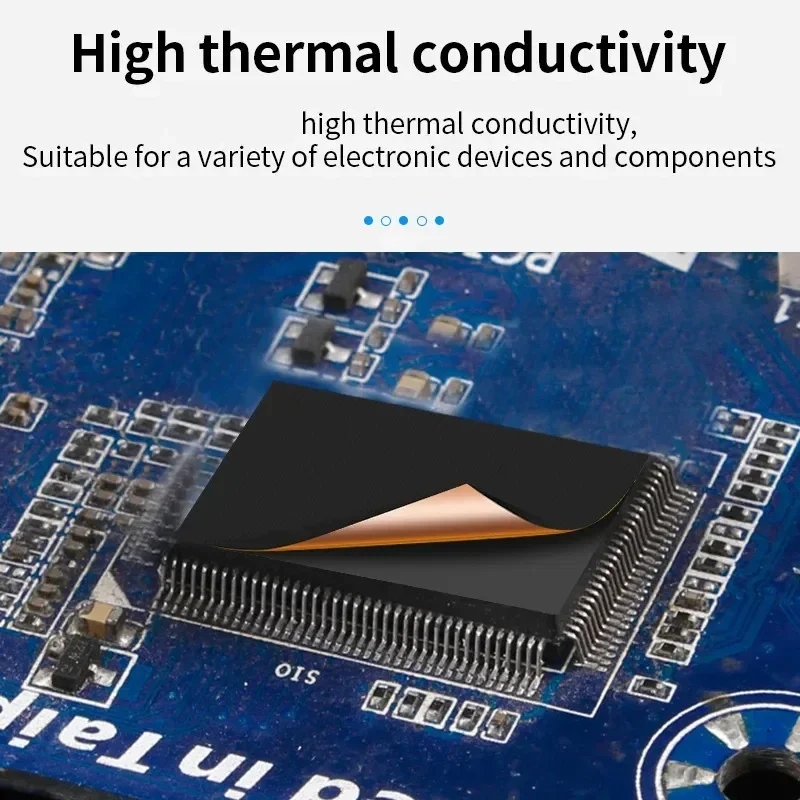 Enhanced Thermal Heat Dissipation Sticker Pad - Dual Pack