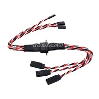 MPX 8 Pin Golden Plated Connector Multi-Wires Servo Extension Plug Male Female 2/ 3 Wires for RC Model Fixwing Glider Airplanes 1