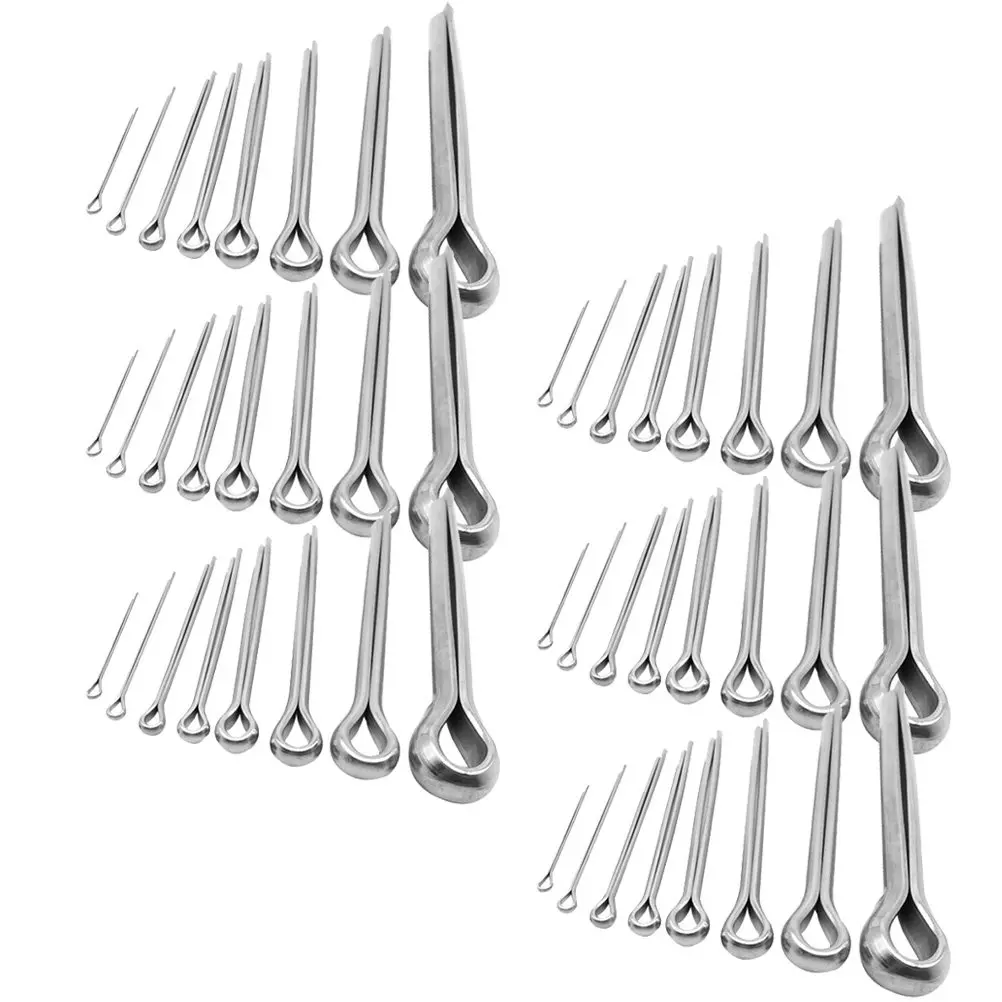 ชุดอุปกรณ์สลักสแตนเลส 220 ชิ้น สำหรับงานหนัก ซ่อมแซมเพลาล้อรถพ่วง ชุดสลักโรลพิน 1