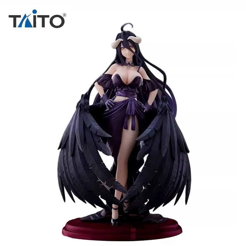 

Original TAITO AMP Overlord Albedo Black Dress PVC Anime Figure Action Figures Model Toys