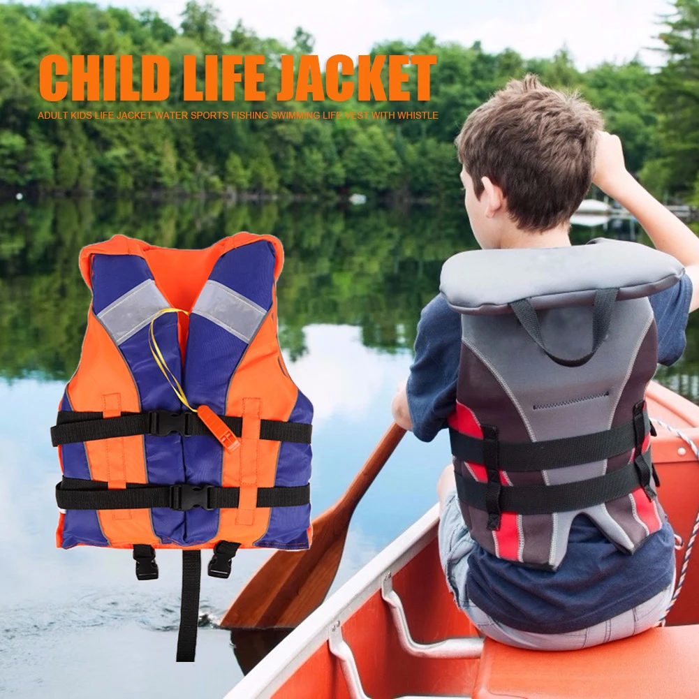 Life Vest Wear-resistant Kids Life Jacket Vest with Whistle 1