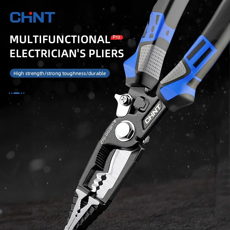 Wire stripper tool for electricians Multifunctional pliers Cable wiring and cable stripping pliers Wire scissors crimping pliers