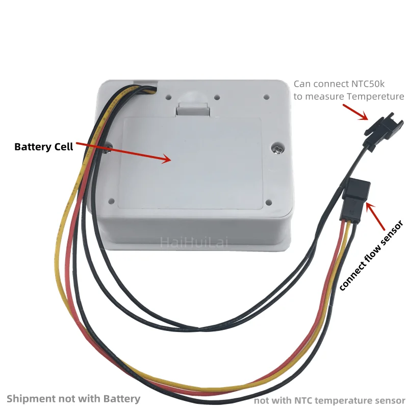 Flow Meter Water Flow Meter Turbine Flow Meter Digital Turbine Flow Meter Water Sea Digital Flow Meter Display Measure Total Flow Show Rate FlowSensor Liquid Beer Turbine