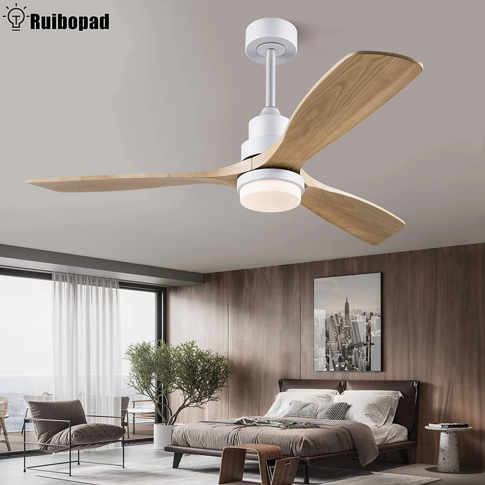 Ceiling Fan 52Inch With Led Light For Home Office