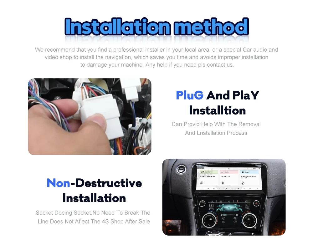 Android head unit For Jaguar XJL XJ 351 Car Radio Multimedia Player 2009-2016 with AC Plane