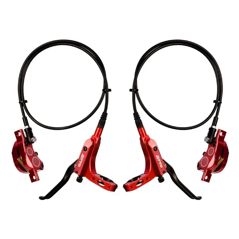 

Oil Disc Brake Hydraulic Brake Pair Four-Piston Aluminum Oil Brake Adjustable Lightweight Bilateral Brake Oil Disc Sturdy Disc