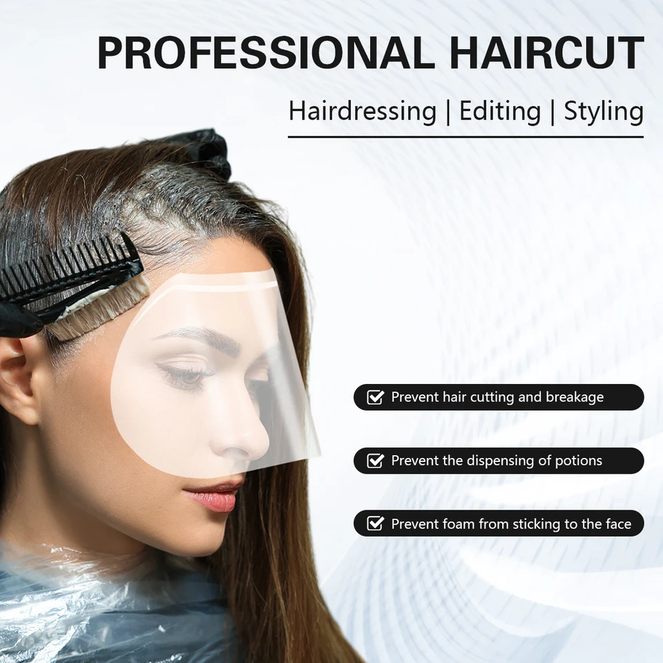 Disposable Safety Face Shield for Salon and Home Use