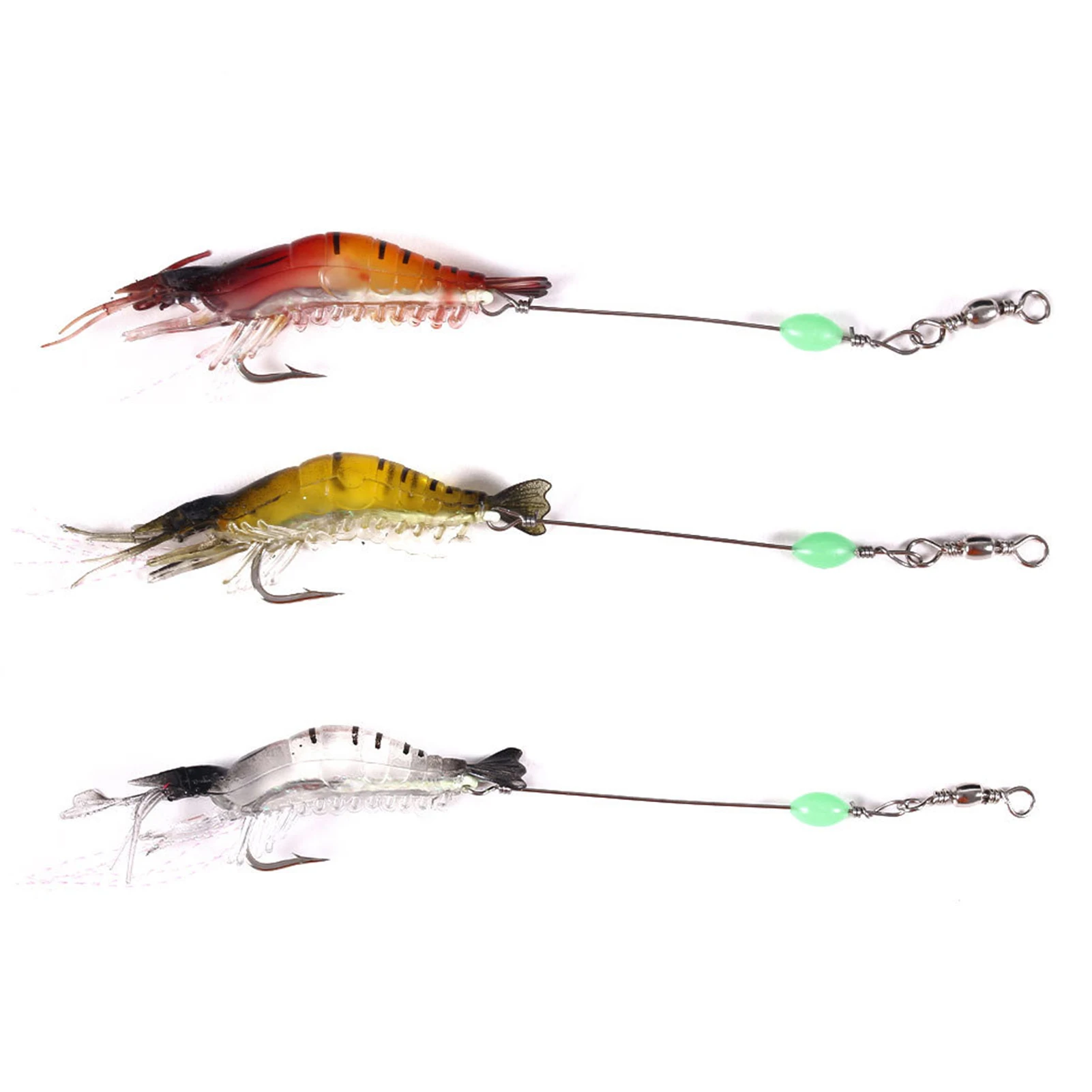 Luminous Shrimp Prawn Fishing Lures Saltwater Shrimp Baits Glowing Soft  Baits for Loaded Stocked Tackle XR-Hot - AliExpress