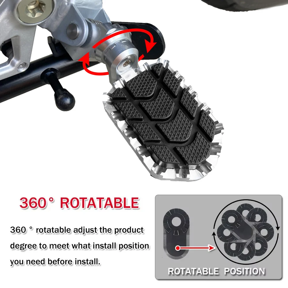 Motorcycle Footrests Accessories For BMW R1200GS R1250GS etc.