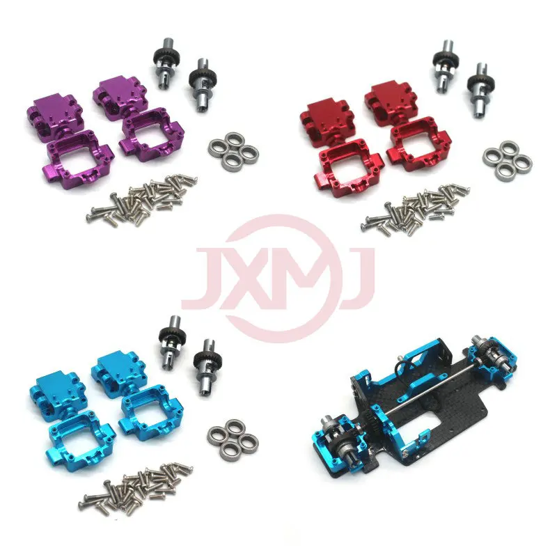 SUNGOOYUE Set Ricambi Per Auto RC – Tazze Sterzo Anteriori/Posteriori, Forcellone Superiore, Differenziale Per 284010 284161 K989 1/28