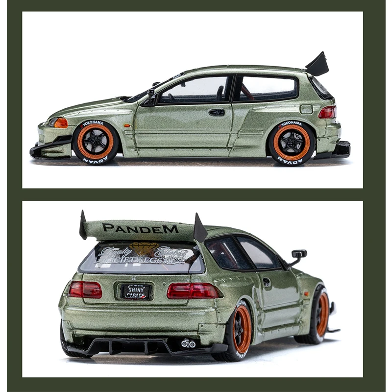 1/64 YM Model パンデム　ホンダ シビック EG4 K20 jdm Pre-Order) YM Model Honda Civic Pandem EG4 K20 Modified