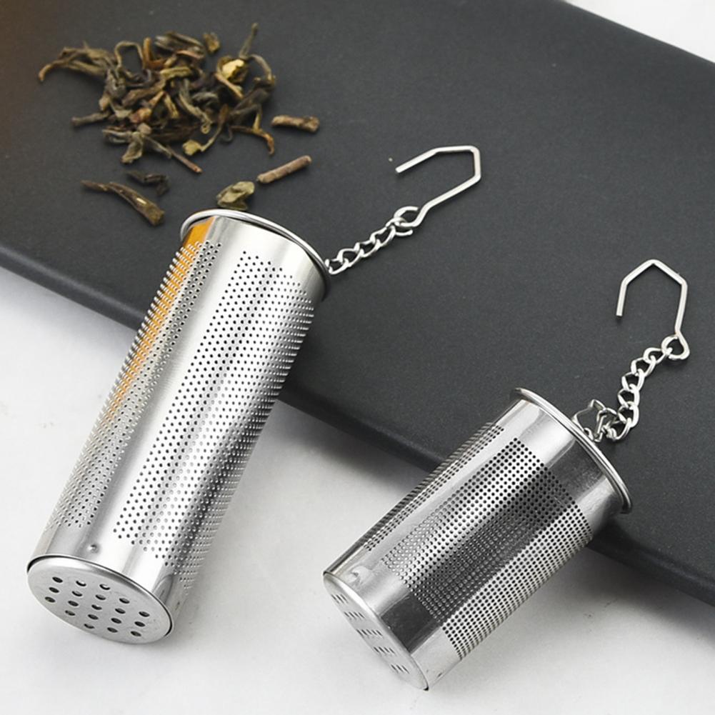 Practical Tea Filter Lightweight Tea Infuser with Chain Large Capacity Tea Infuser  Even Drainage