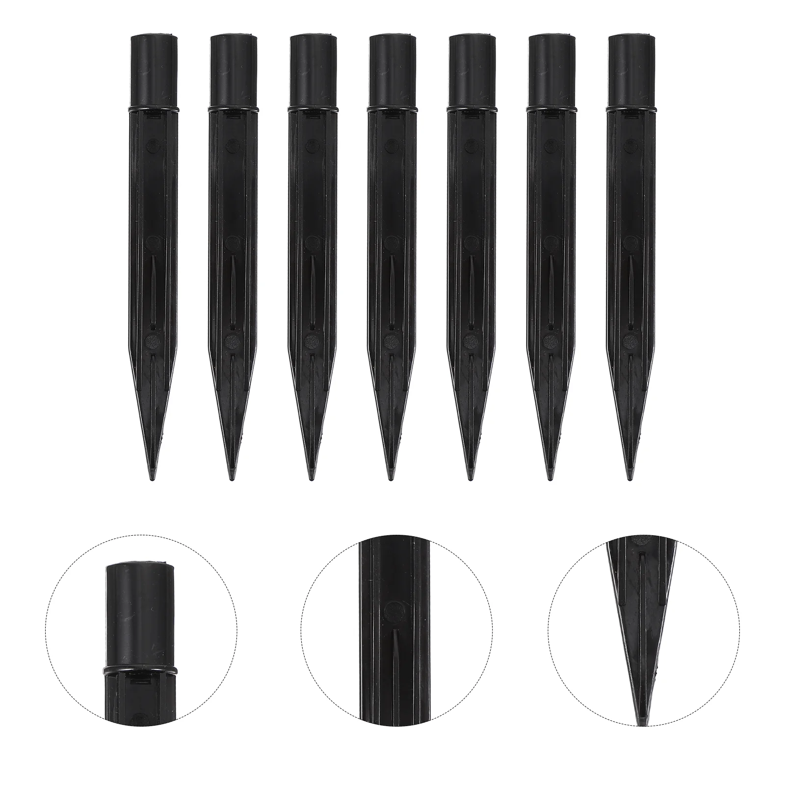 

Garden Lamp Stake Accessory Plastic Solar Lights Spikes Replacement Candy Cane Stakes Reed Lamp Luminous Floor Lamp Plug