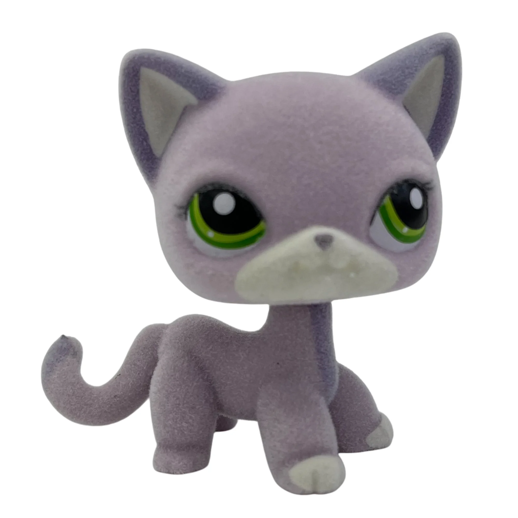 Flocked Custom Pet Toy Stand: Short Hair Cat & Dog Bobblehead Collection