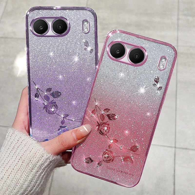 Luxury Glitter Shiny Diamond Ring Holder Soft TPU Phone Case