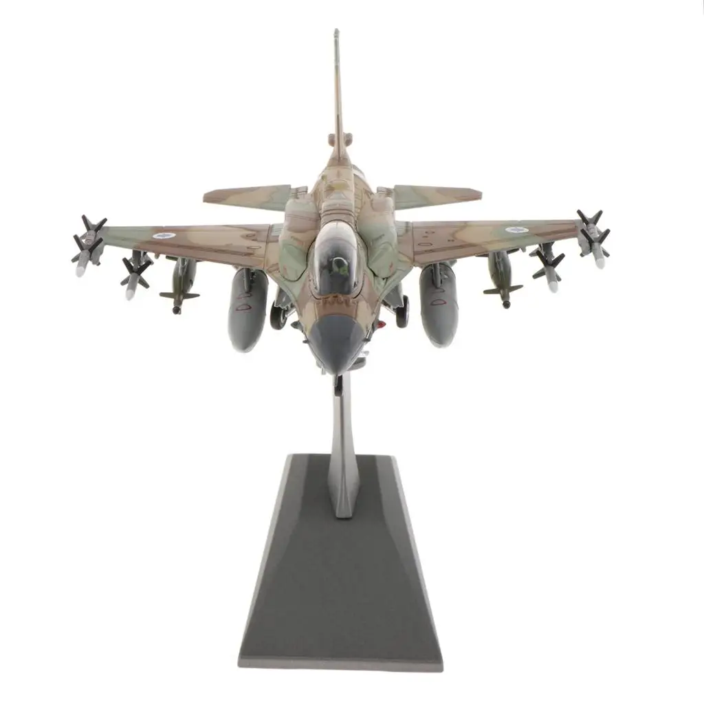 1:72/1:100 항공기 비행기 모델 F-16I F16D Fighting Falcon 다이캐스트 금속 비행기 스탠드 Playset 비행기 모델 전투기